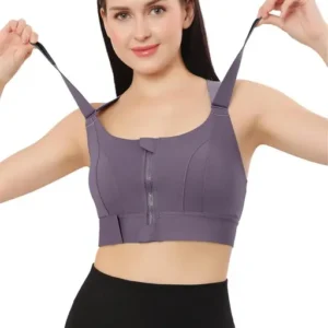 Sports Bras for Women Zip Front Sports