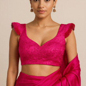 Designer Embroidered Blouse – Bridal & Festive Wear