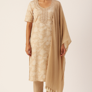 Printed Straight Kurta Set for Women with Dupatta – Festive & Elegant Ethnic Wear