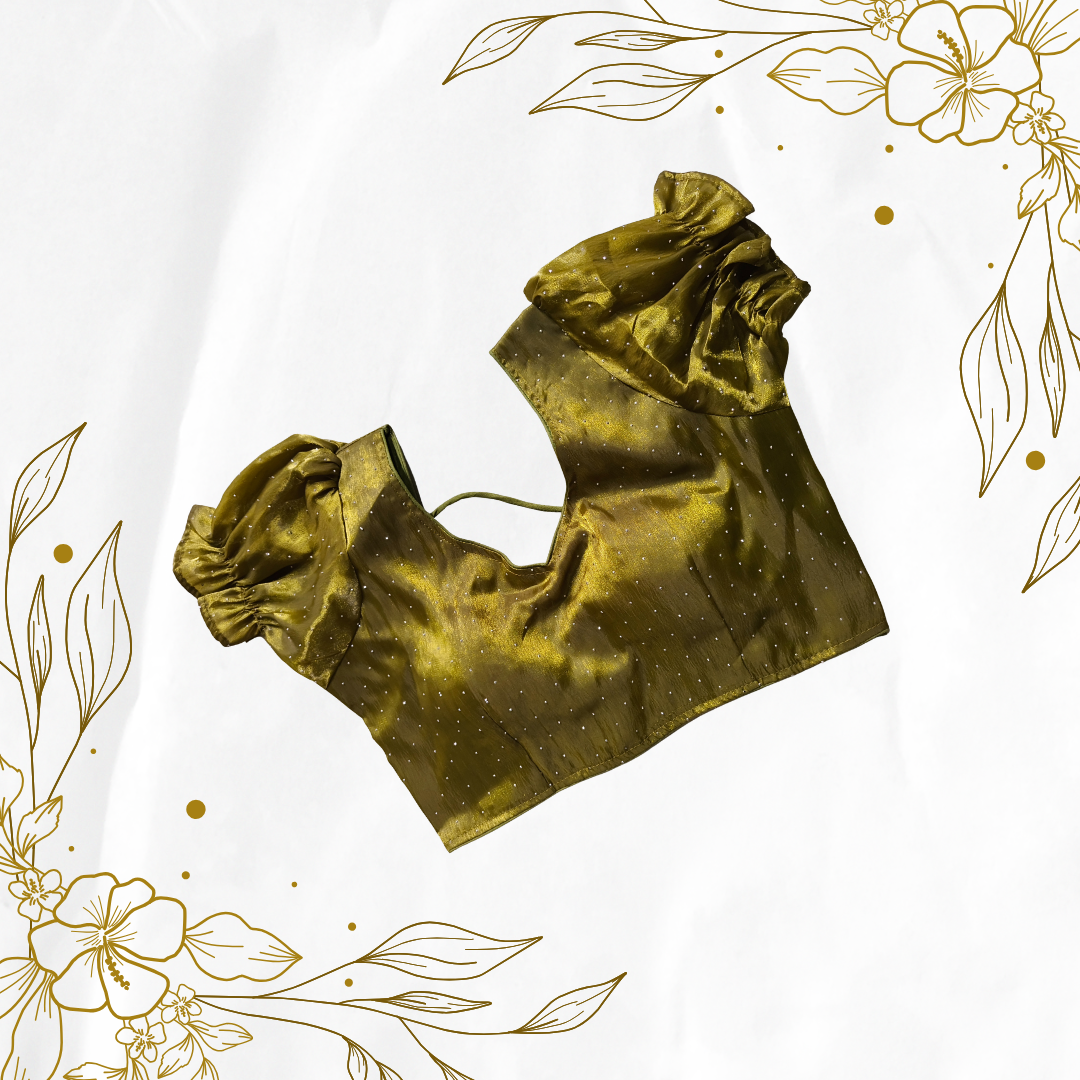 Designer Blouse for Women – Ready-to-Wear Partywear Saree Blouse with Dori and Padded Finish - Image 6