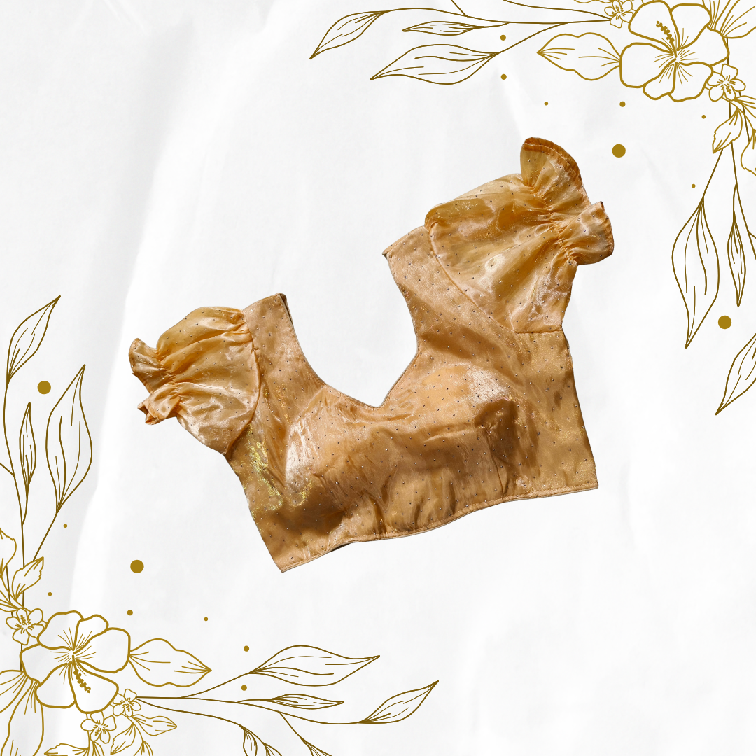 Designer Blouse for Women – Ready-to-Wear Partywear Saree Blouse with Dori and Padded Finish - Image 7