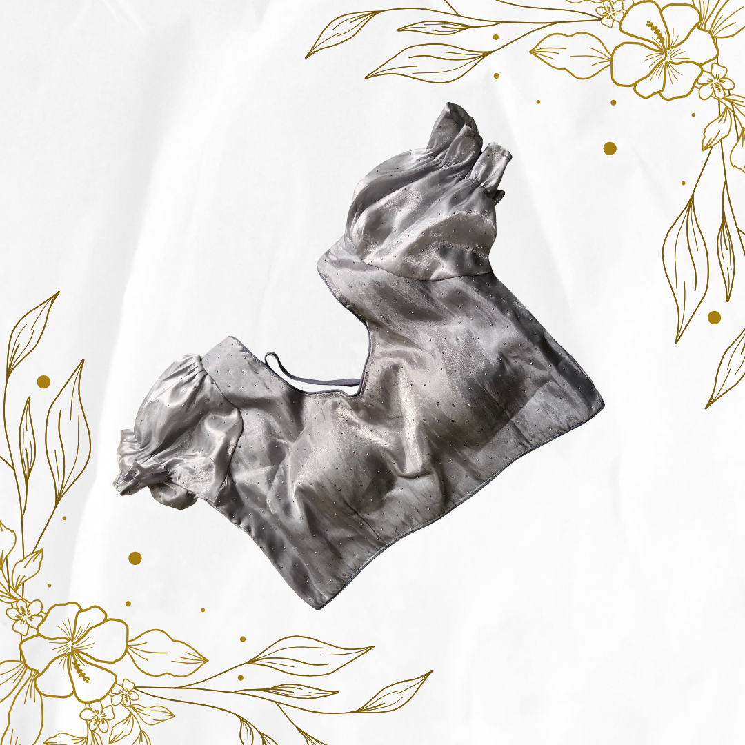 Designer Blouse for Women – Ready-to-Wear Partywear Saree Blouse with Dori and Padded Finish - Image 8