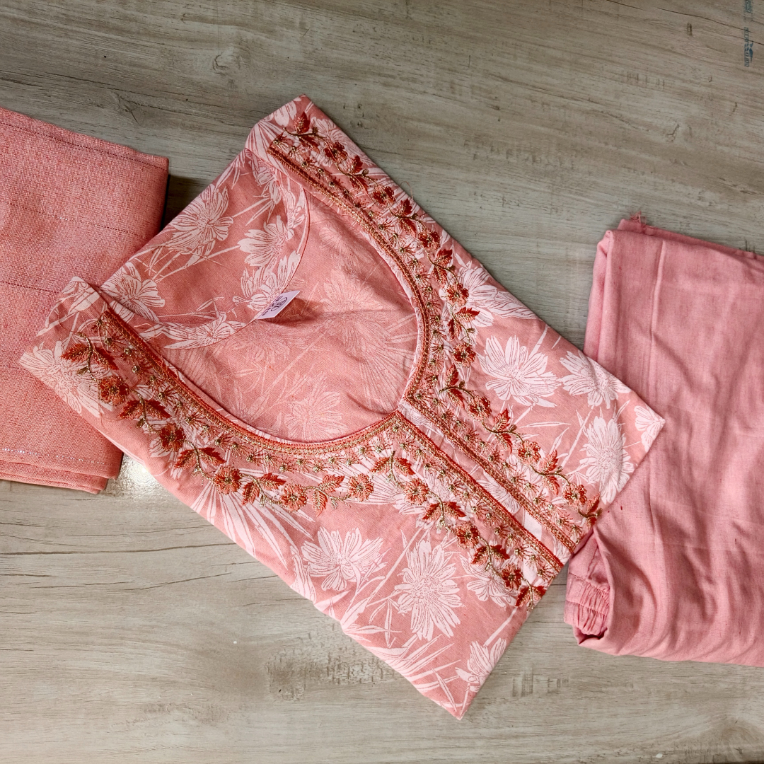 Printed Straight Kurta Set for Women with Dupatta – Festive & Elegant Ethnic Wear - Image 3