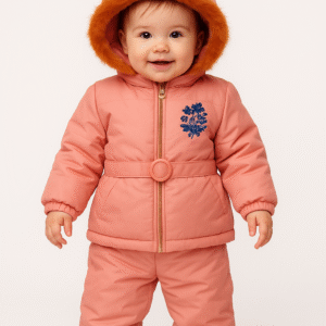 Premium Baby Winter Jacket – Ultra-Warm Hooded Suit with Fur Lining for Boys & Girls